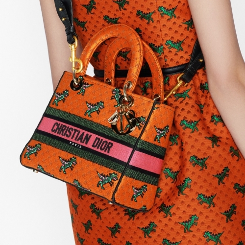 ディオールレディースクラシックレディバッグオレンジ-o01644