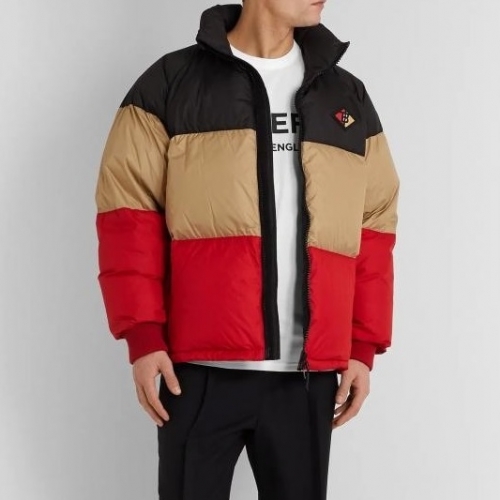 バーバリーメンズカジュアルダックダウンパディングr04271キャメル