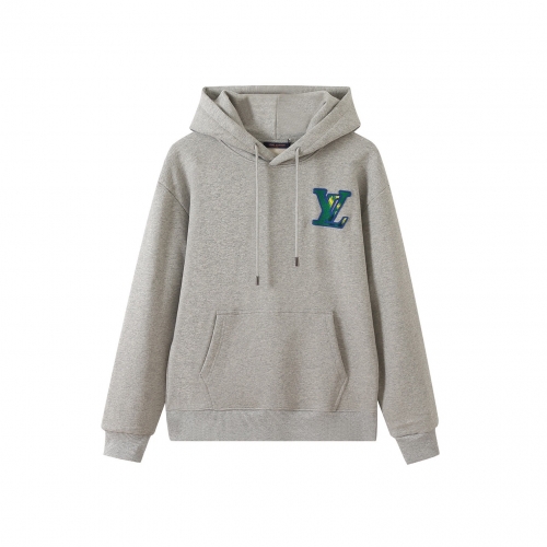 ルイヴィトンメンズコットンフーディu03872グレー