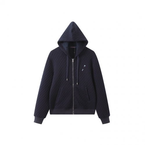 ルイヴィトンユニセックスカジュアルコットン長袖Tシャツu03874ブルー