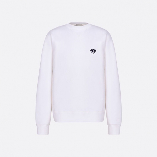 ディオールユニセックスレトロスウェットシャツo01652ホワイト