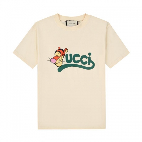 グッチユニセックス半袖Tシャツc04535アイボリー