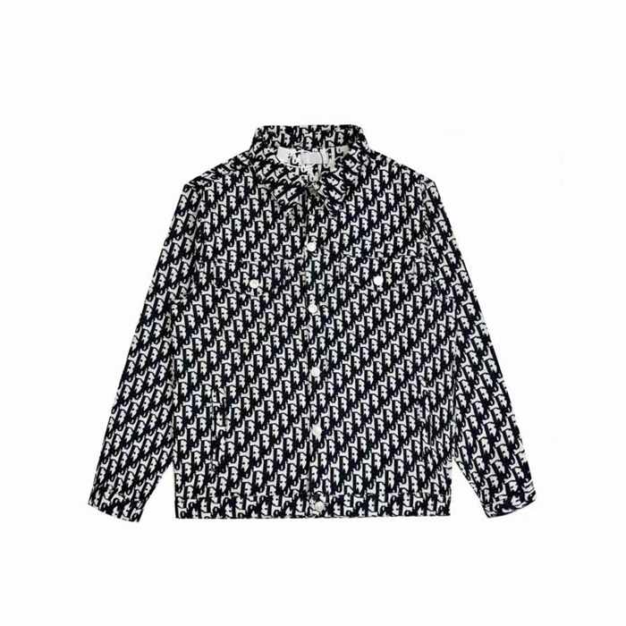 ディオールユニセックスクラシックシャツo01659グレー