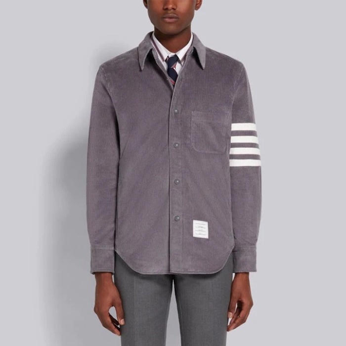 トムブラウンメンズクラシックシャツドレスシャツo1535