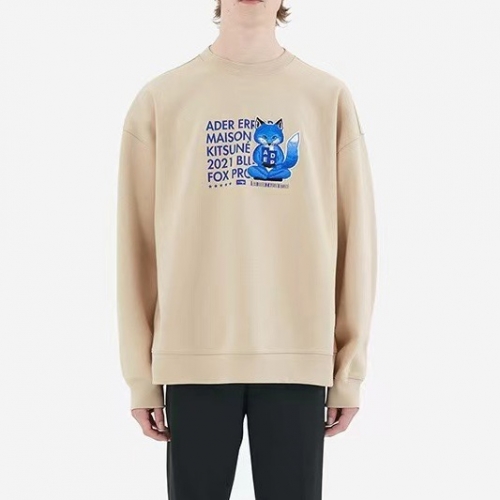 メンズミニマル長袖Tシャツe0088(A1A3)アイボリー