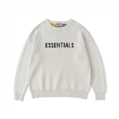 フィアオブゴッドユニセックスミニマルウールセーターa0373ホワイト