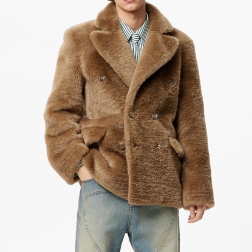 ルイヴィトンメンズレザージャケットu03894キャメル