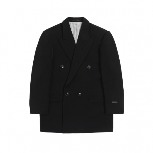 フィアオブゴッドメンズトレンディカジュアルスーツジャケットa0382ブラック