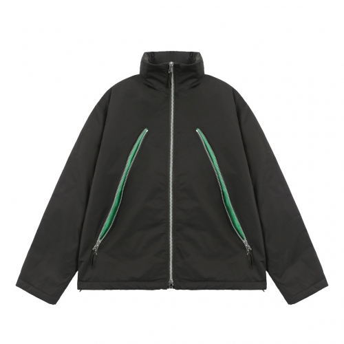 ボッテガヴェネタユニセックスカジュアルジャケットt0174ブラック