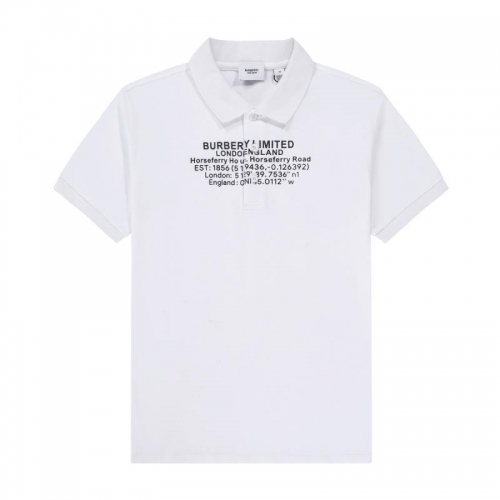 バーバリーユニセックスコットン半袖Tシャツr04283ホワイト