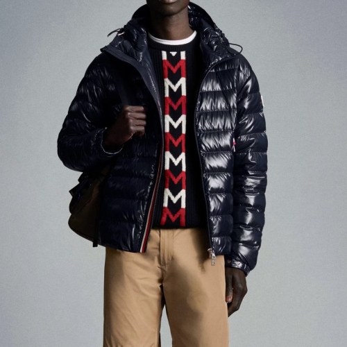 -モンクレールユニセックスカジュアルダックダウンパディングc02451ブラック