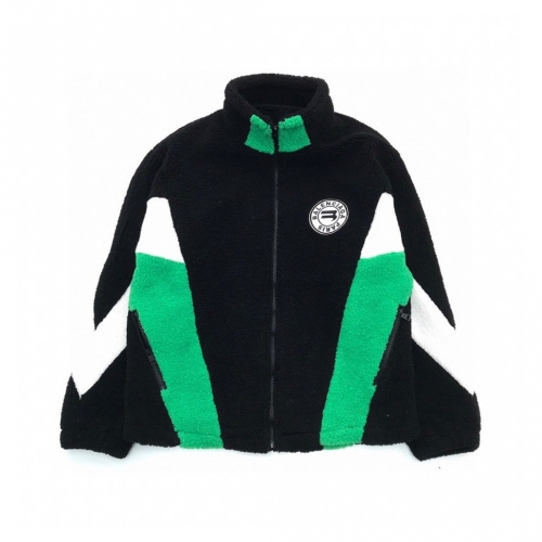 バレンシアガメンズカジュアルレザージャケットl01281ブラック