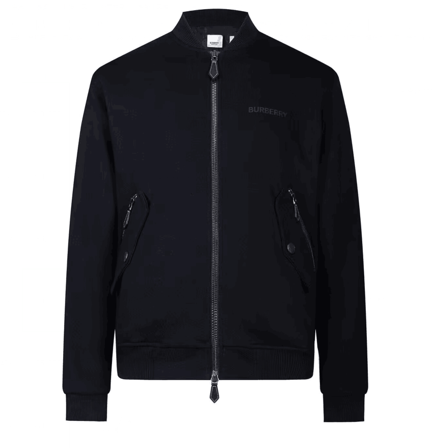 バーバリーメンズクラシックブラックジャケットr0598