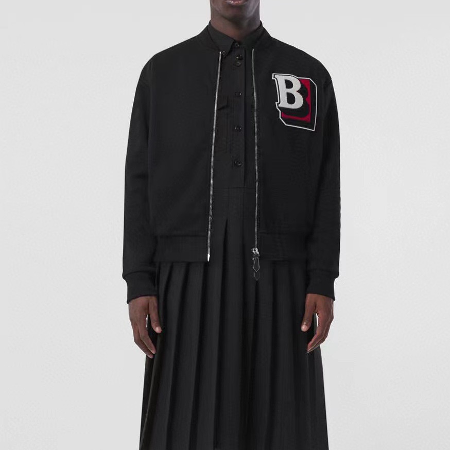 バーバリーメンズブラックジャケットr4294