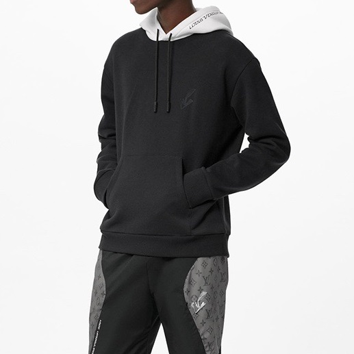 ルイヴィトンメンズベーシックネイビーフーディu03912