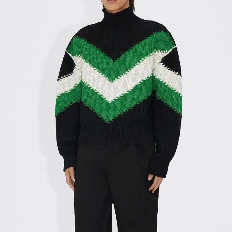 ボッテガヴェネタレディースタートルネックブラックニットt0232