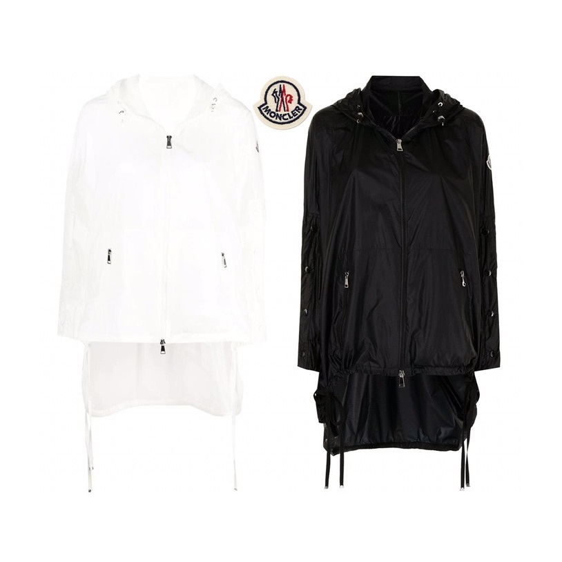 モンクレールレディースミニマルホワイトジャケットc02458