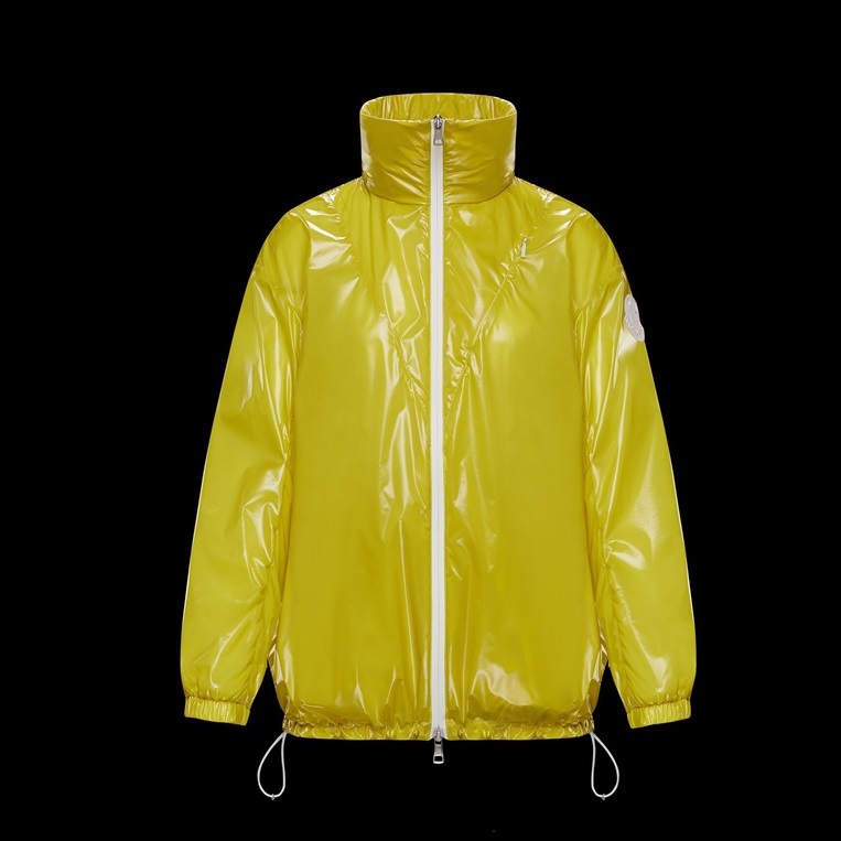 モンクレールレディースミニマルイエロージャケットc02459