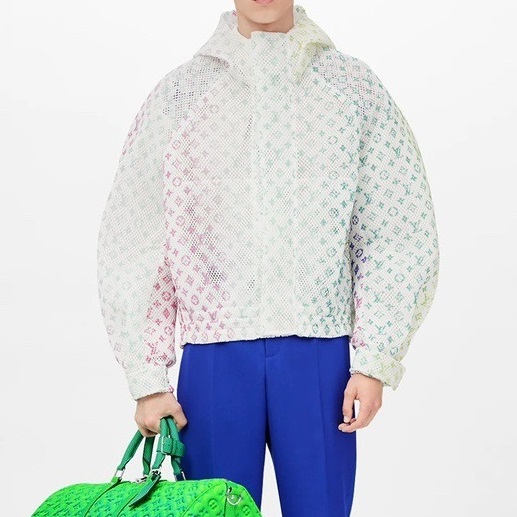 ルイヴィトンメンズホワイトフードジャケットu03950