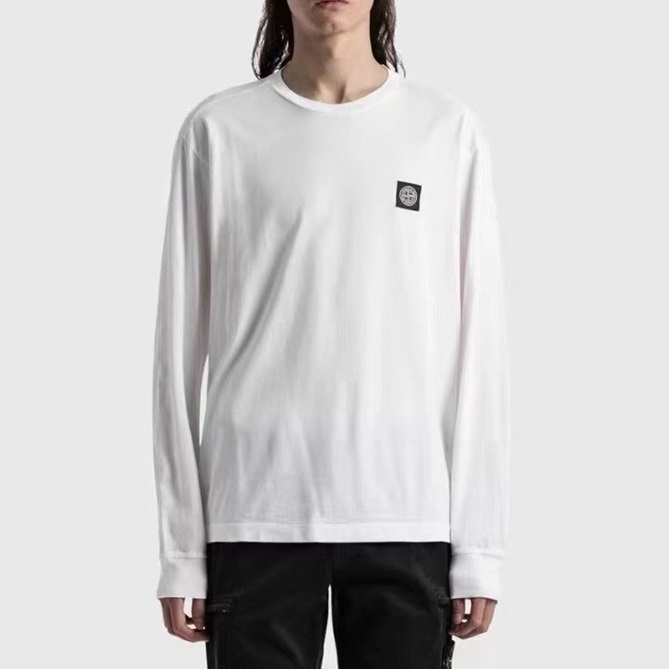 ストーンアイランドメンズモダンホワイトスウェットシャツo0451