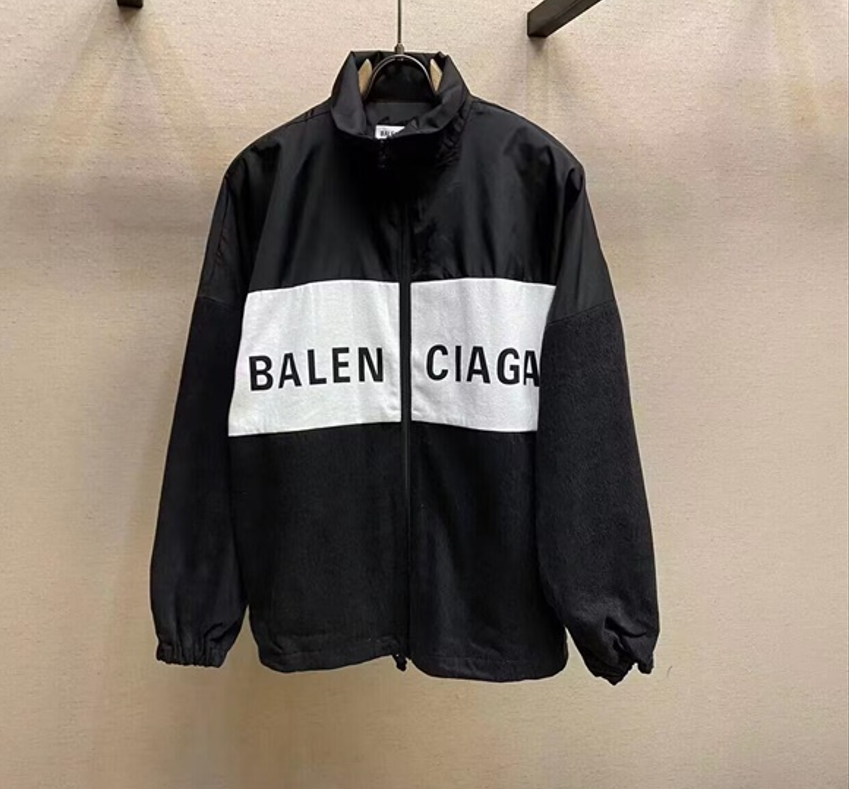 バレンシアガメンズカジュアルネイビージャケットl01333