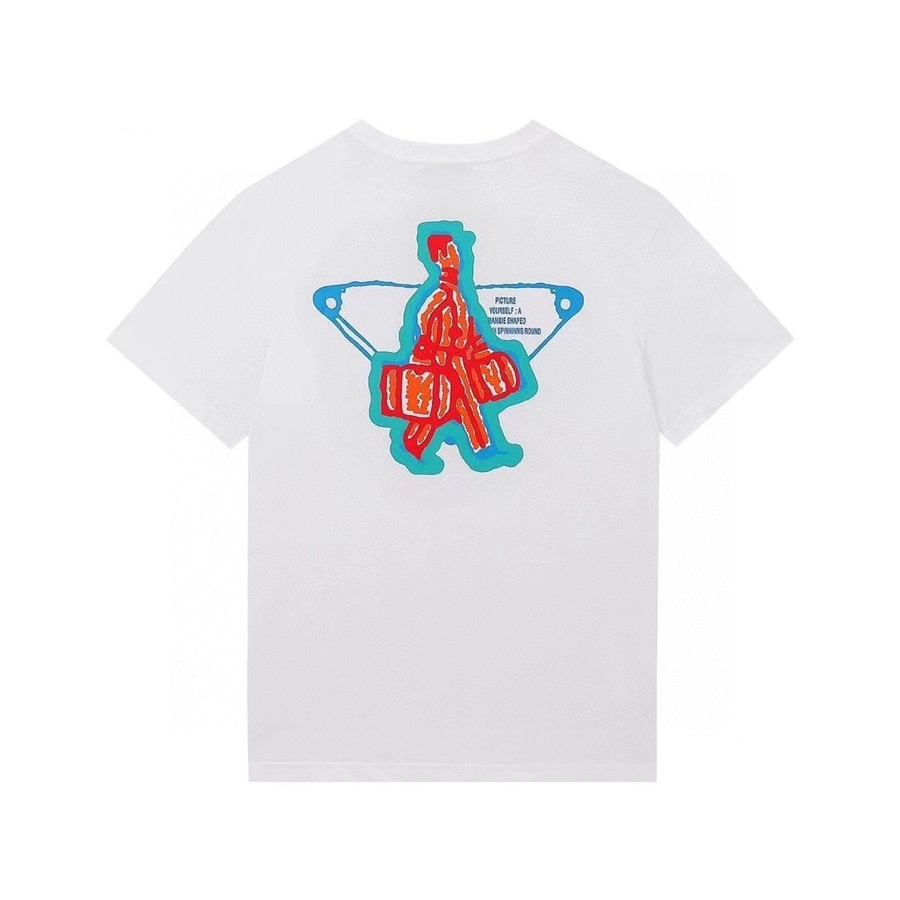 プラダメンズクルーネックホワイト半袖Tシャツa02627