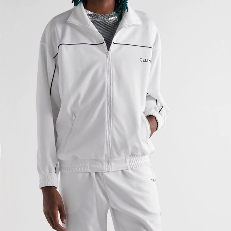 セリーヌメンズホワイトトレーニングふく-l0230