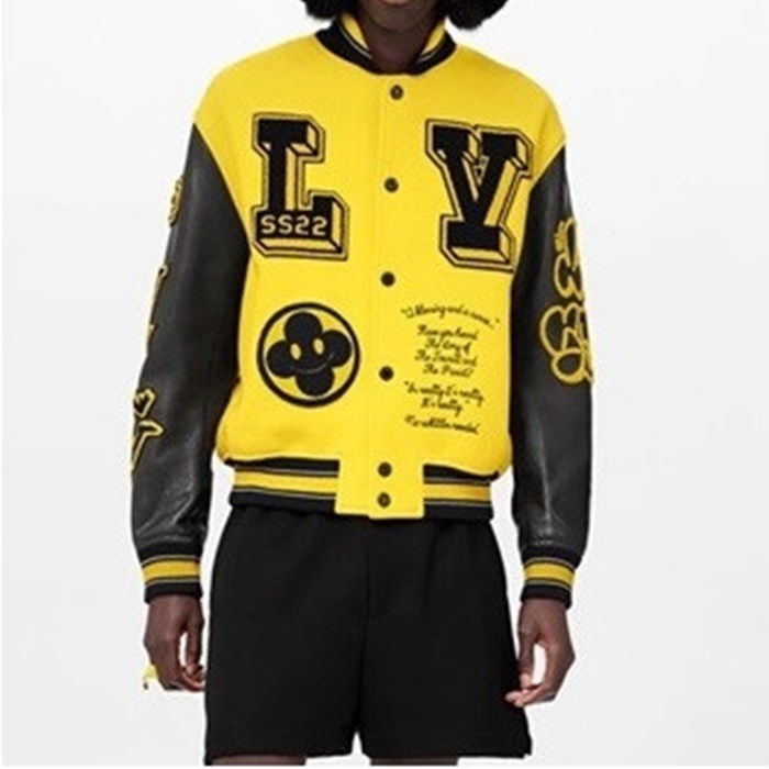 ルイヴィトンメンズトレンディイエロージャケットu4043