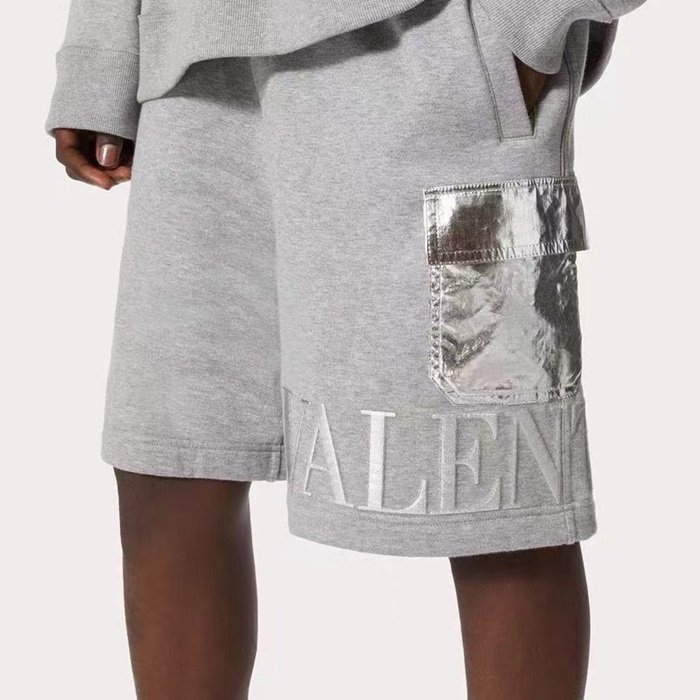 ヴァレンティノメンズカジュアルグレーショートパンツl0509