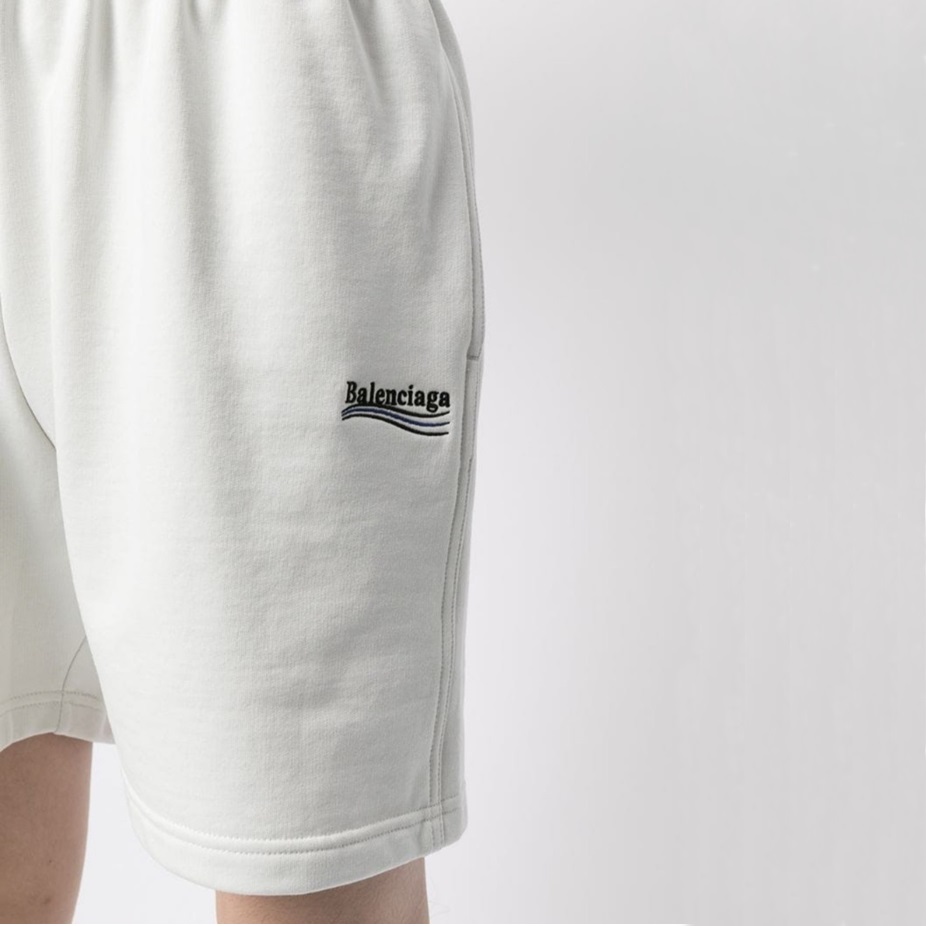 バレンシアガメンズカジュアルグレーショートパンツl01359