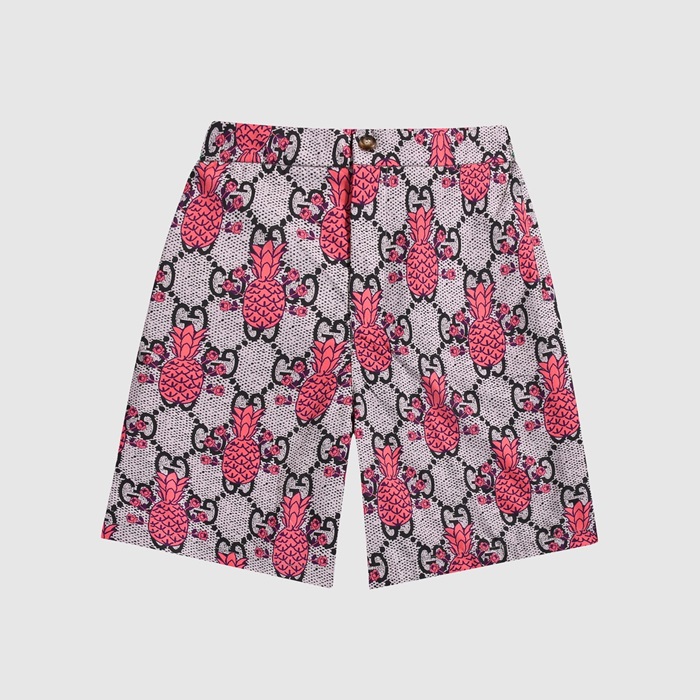 グッチメンズカジュアルピンクショートパンツc04669