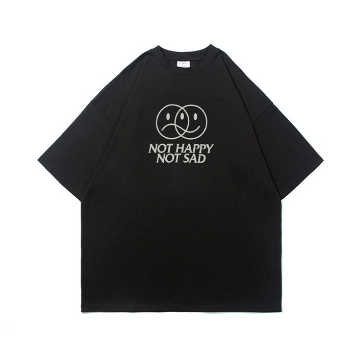 ヴェトモンメンズトレンディブラック半袖Tシャツt0250