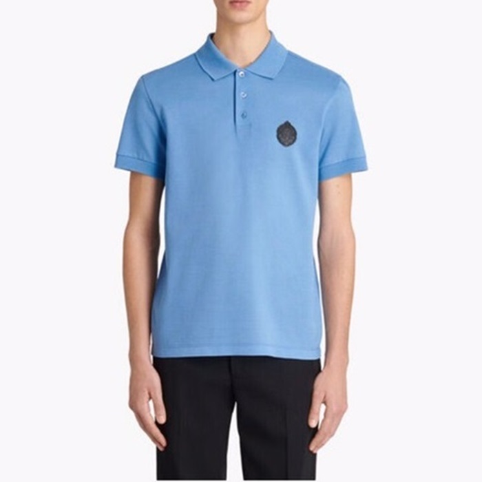 ベルルッティメンズブルーポロ半袖Tシャツr0082