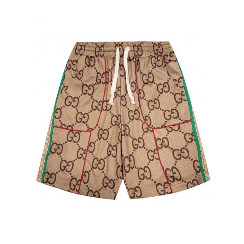 グッチメンズカジュアルキャメルショートパンツc04698