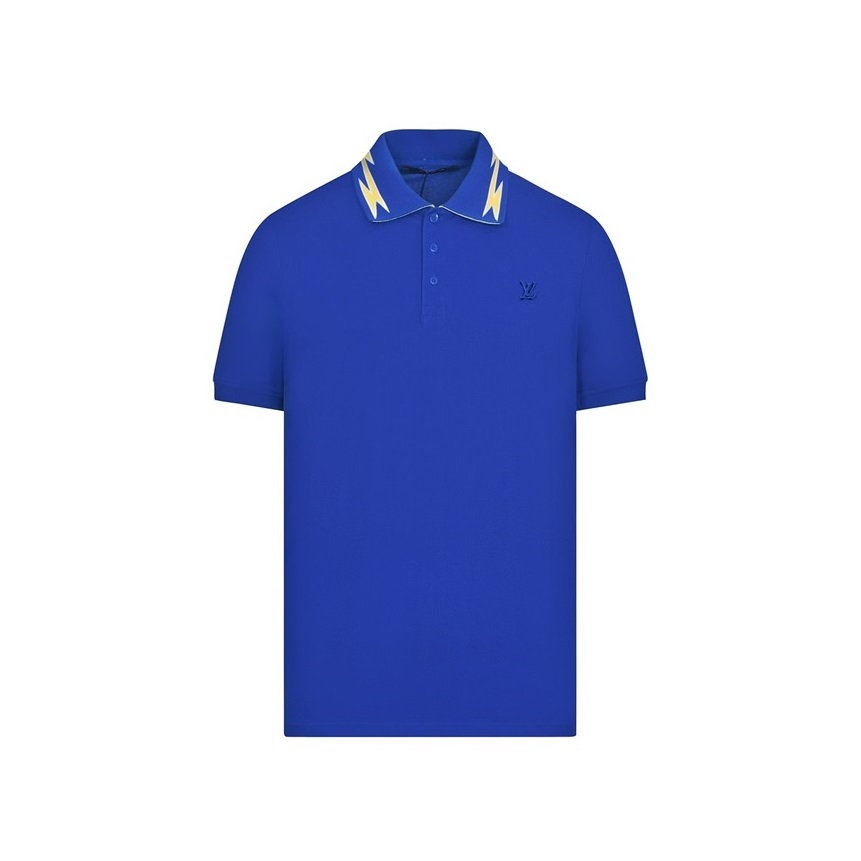 ルイヴィトンメンズブルーポロ半袖Tシャツu04092
