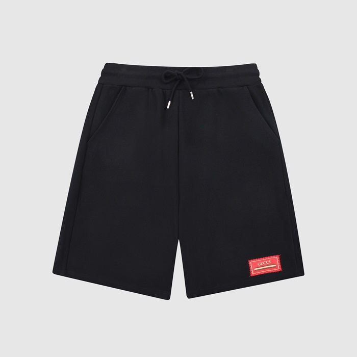 グッチメンズカジュアルブラックショートパンツc04719