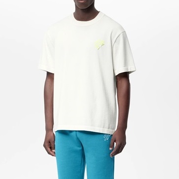 ルイヴィトンメンズホワイトクルーネック半袖Tシャツu04127