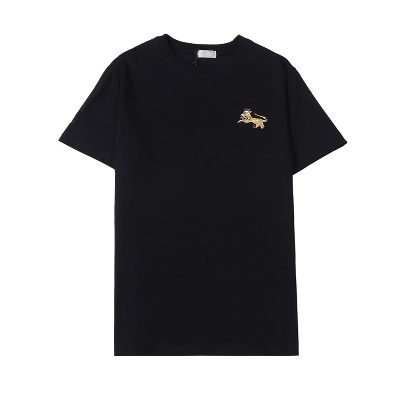 ディオールメンズクルーネックブラック半袖Tシャツo01751