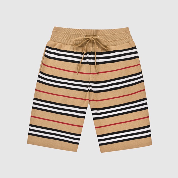 バーバリーメンズカジュアルキャメルショートパンツr04282