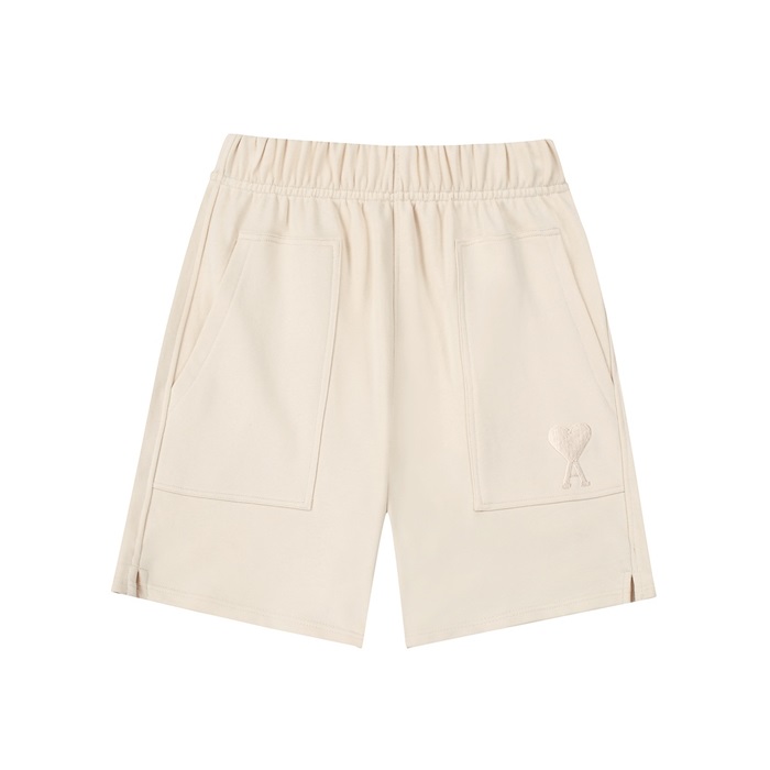 アミメンズカジュアルアイボリーショートパンツi0278