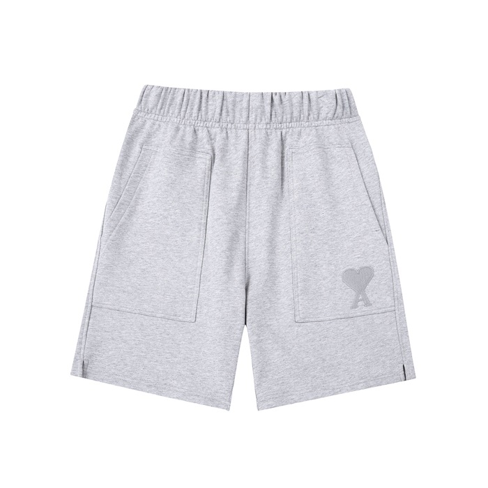 アミメンズカジュアルグレーショートパンツi0279