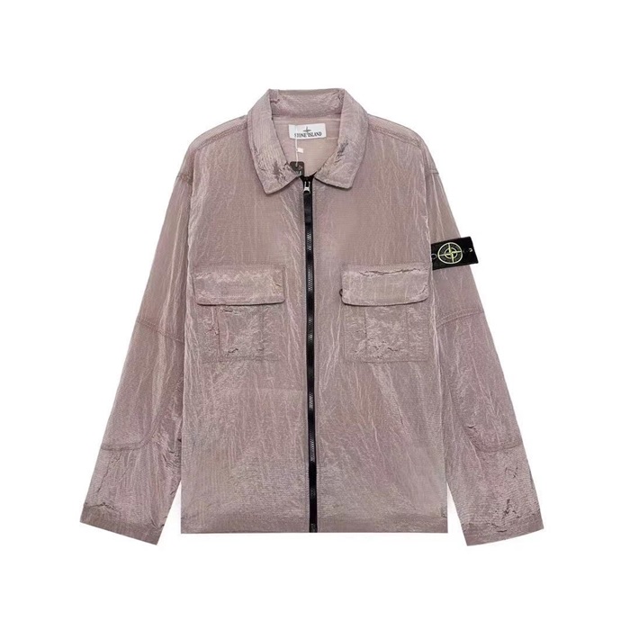 ストーンアイランドメンズカジュアルピンクジャケットo0465