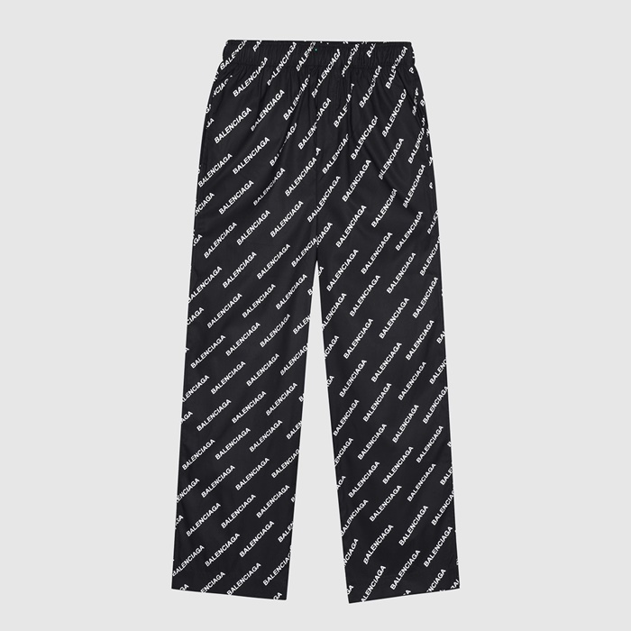 バレンシアガメンズカジュアルブラックパンツl01399