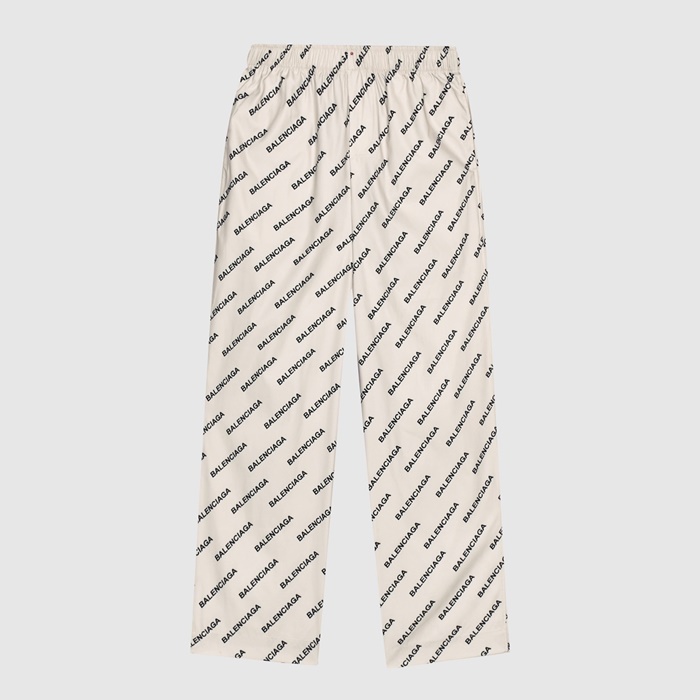 バレンシアガメンズカジュアルアイボリーパンツl01400