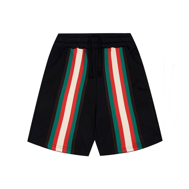 グッチメンズカジュアルブラックショートパンツc04744