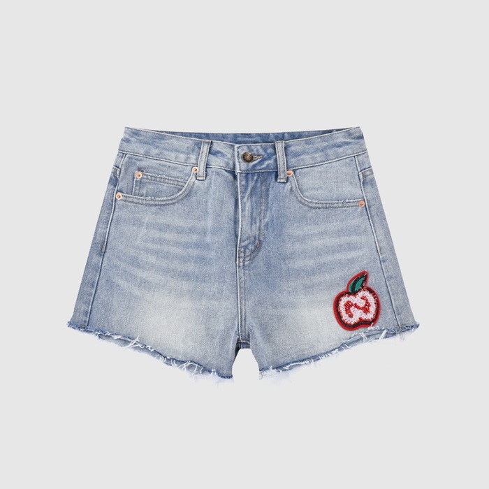 グッチレディースカジュアルブルーショートパンツc04762