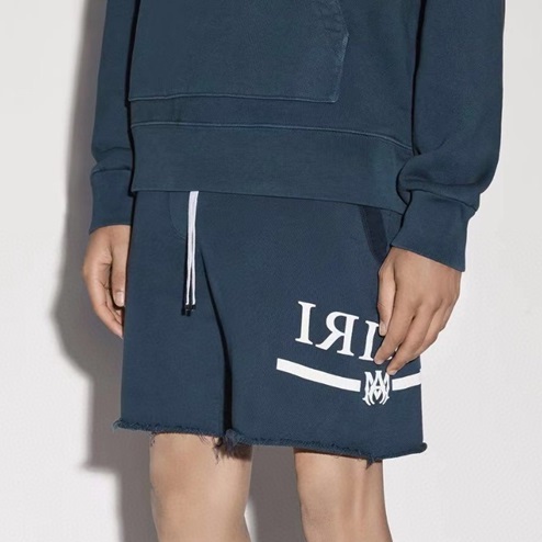 アミリメンズカジュアルネイビーショートパンツr0352