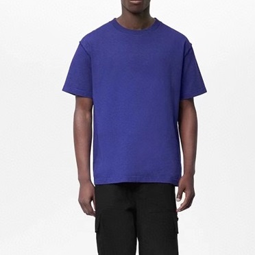 ルイヴィトンメンズブルークルーネック半袖Tシャツu04195