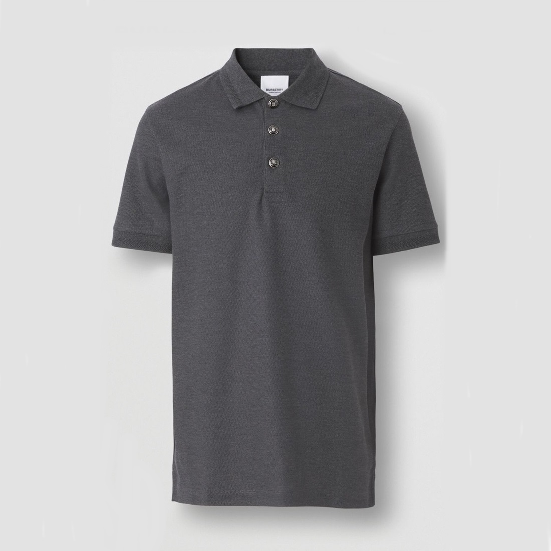 バーバリーメンズグレーポロ半袖Tシャツr04298
