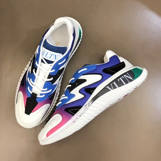 ヴァレンティノメンズトレンディブルースニーカーl02533